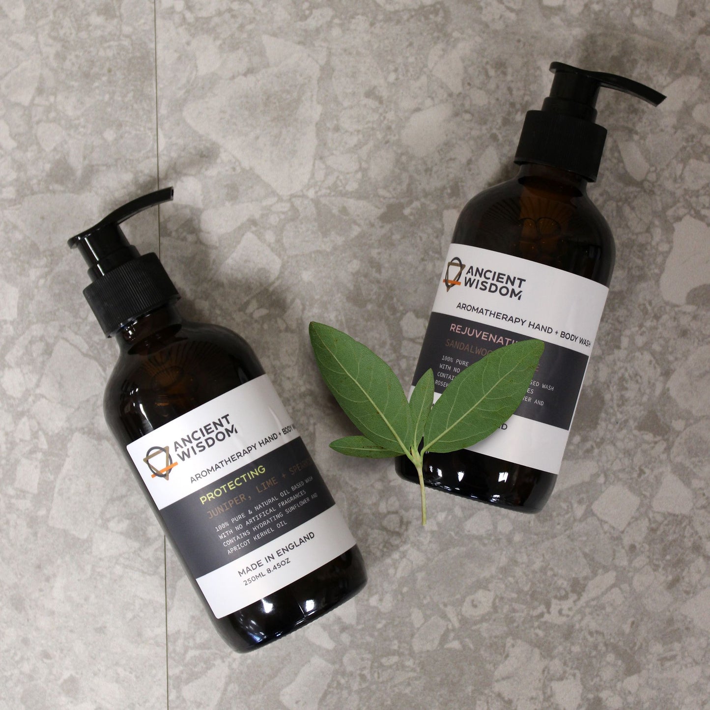 Jabón líquido de manos y cuerpo de salvia sclarea y lavanda 250ml
