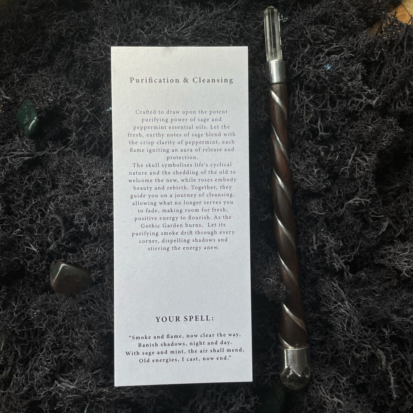 Velas Purificadoras de Brujas Antiguas - Jardín gótico