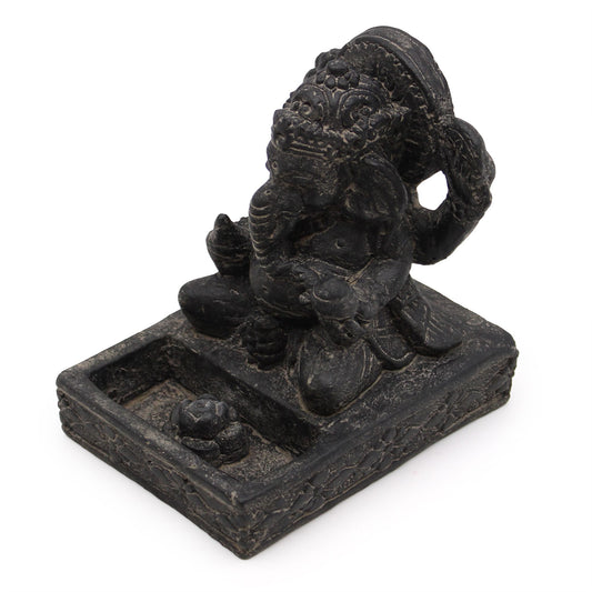 Porta Incienso Ganesh Feng shui (Negro antiguo)