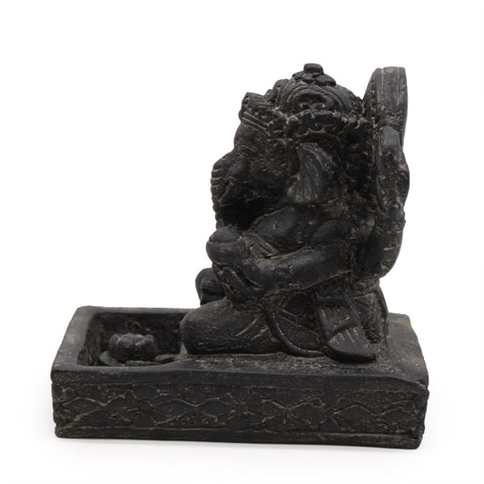Porta Incienso Ganesh Feng shui (Negro antiguo)