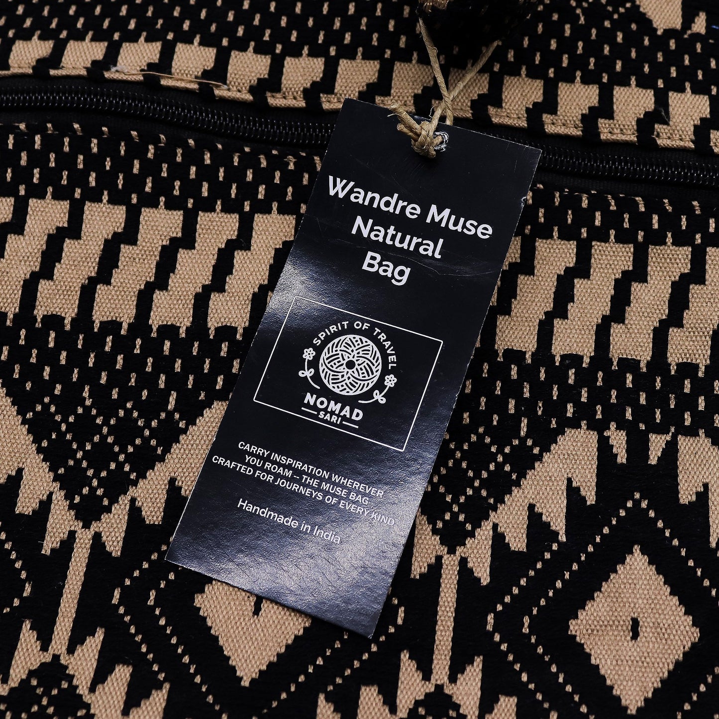 Bolsas Jacquard Naturales – Telar del Desierto – Bolsa Musa Viajera