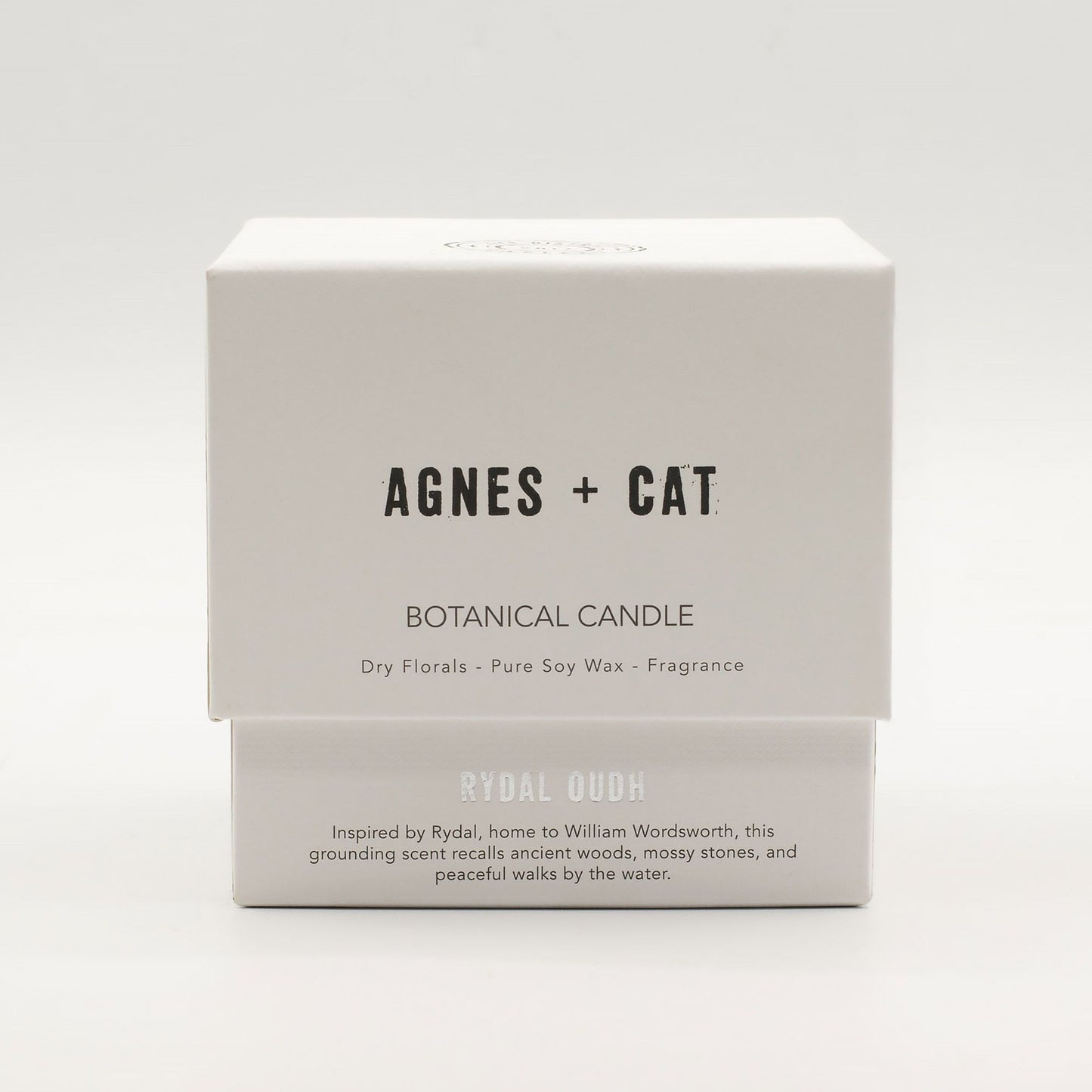 Vela de Cera de Soja Botánica Agnes + Cat - Rydal Oudh