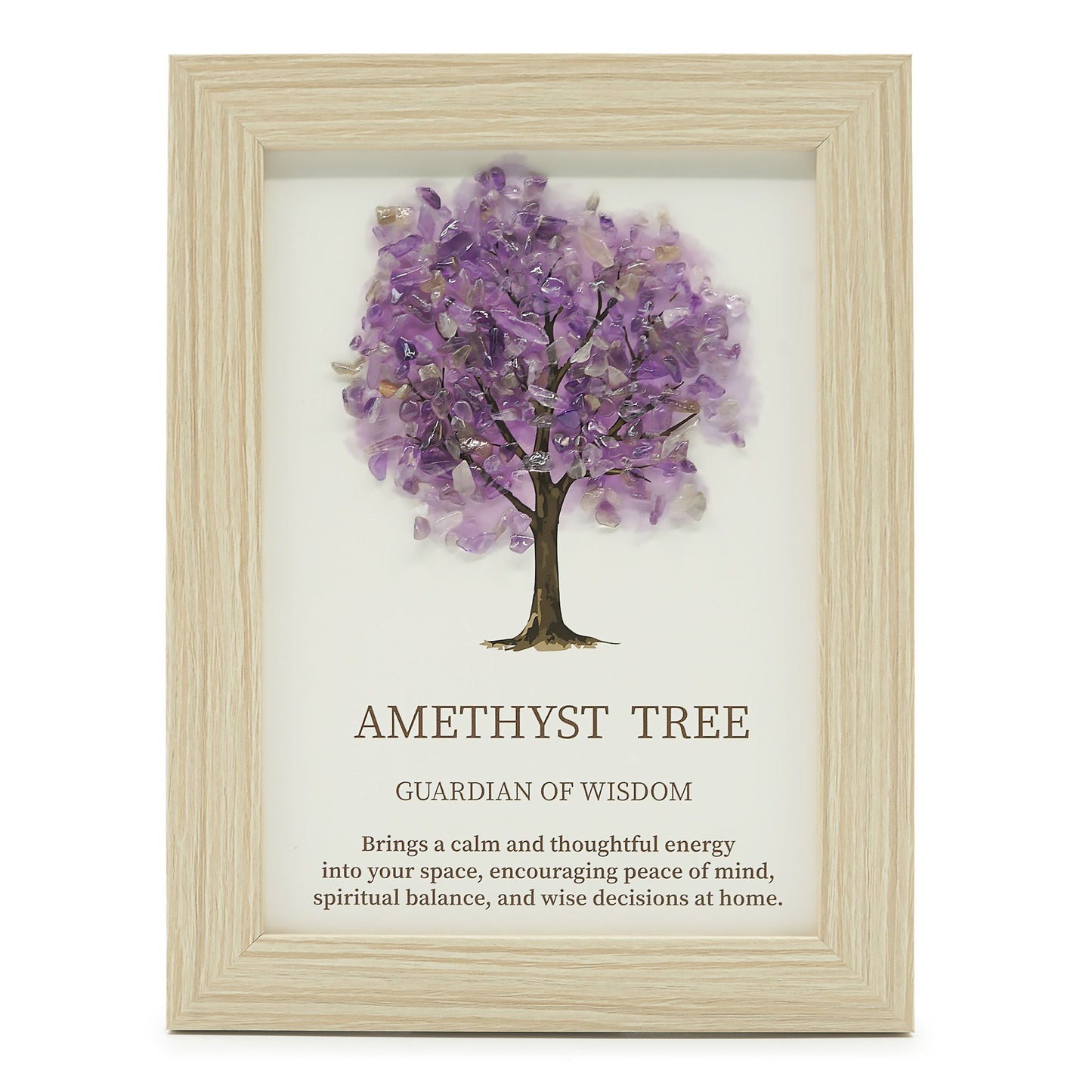 Imagen de piedra preciosa - Árbol de la Vida - Amatista (20x14.7x1cm)