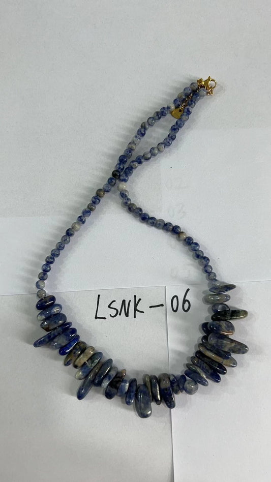 Collar de gemas Longstone - Sodalita