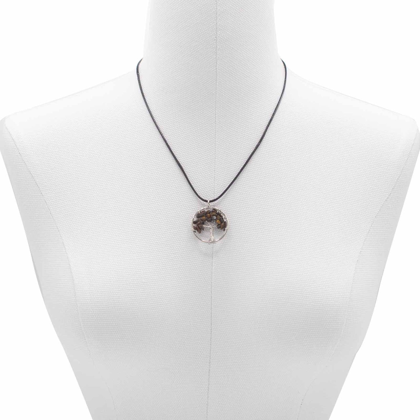 Colgante Árbol de la Vida - Ojo de Tigre