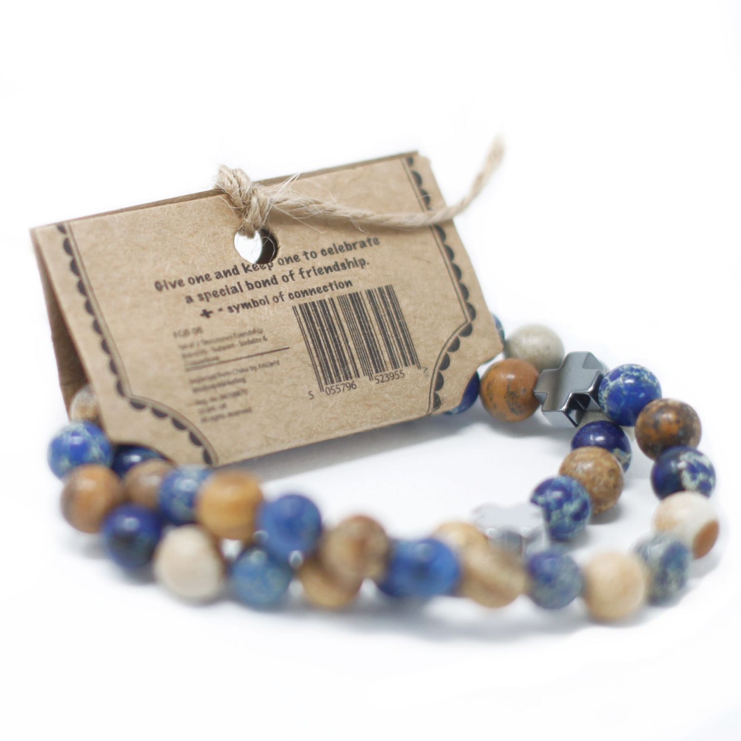 2 Pulseras con Piedras Preciosas - Paz