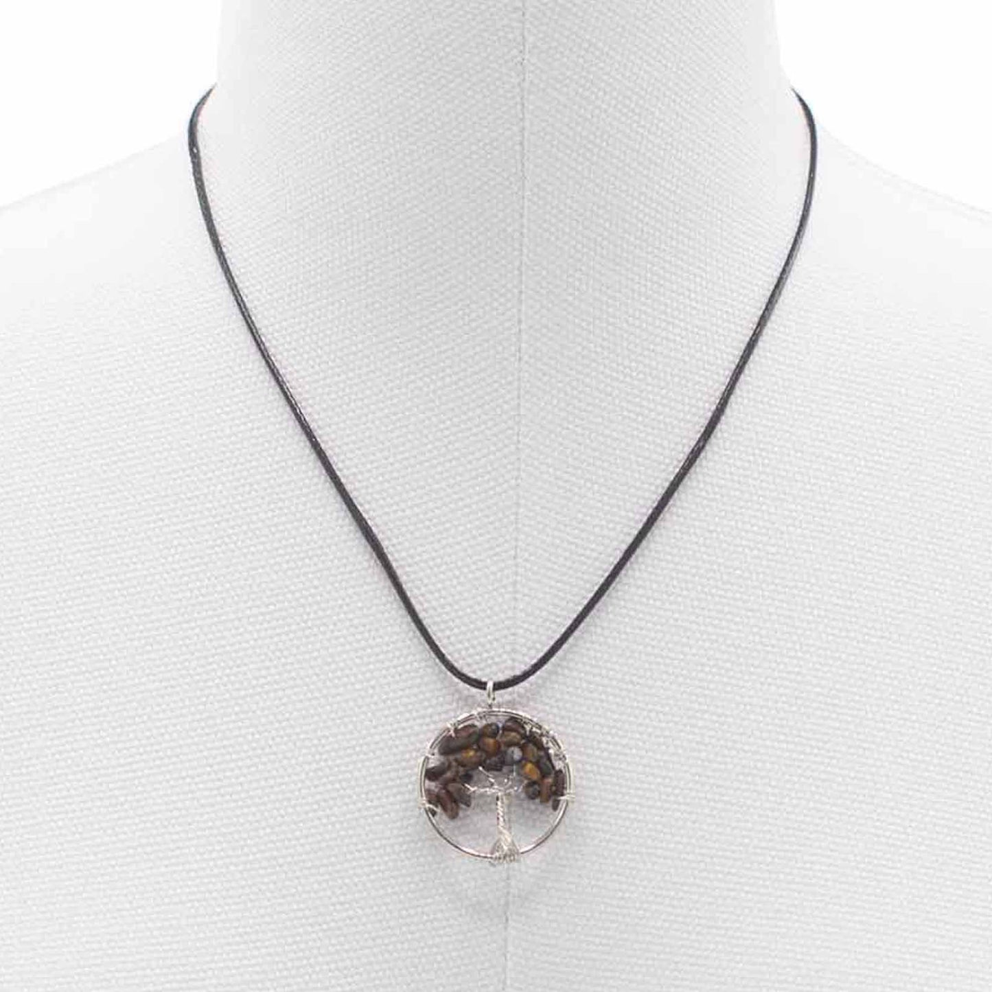 Colgante Árbol de la Vida - Ojo de Tigre