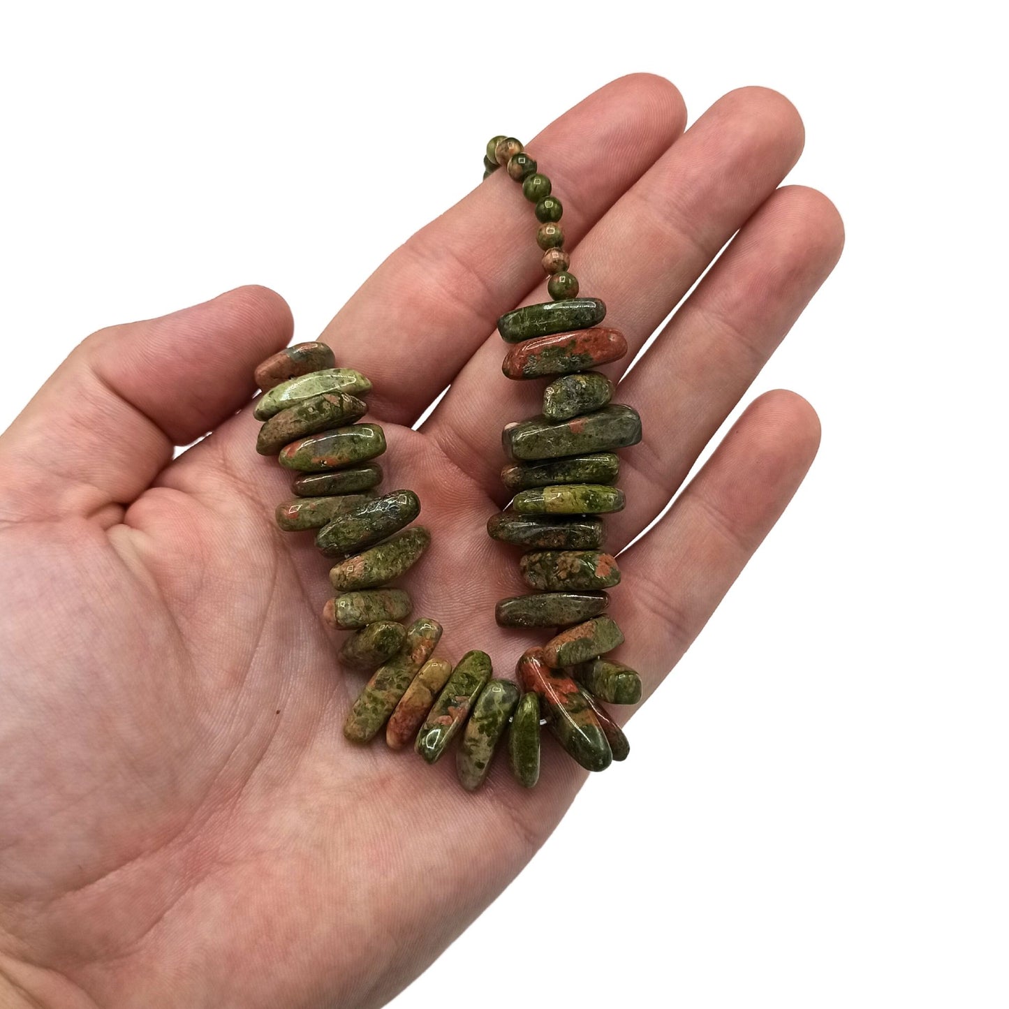 Collar de gemas Longstone - Ágata musgosa