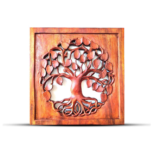 Panel Decorativo de Madera Árbol del la Vida 40x40cm