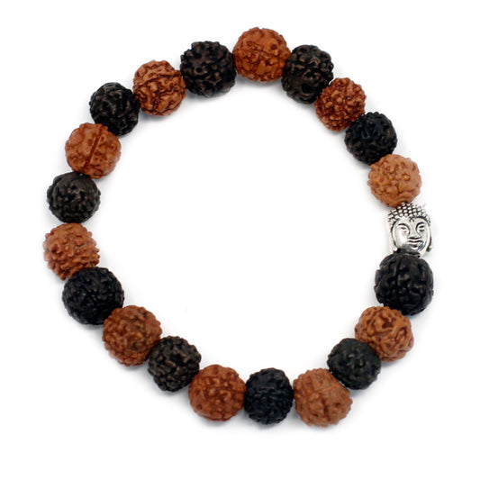 Brazalete de Rudraksha Buda Japa Mala - Mix