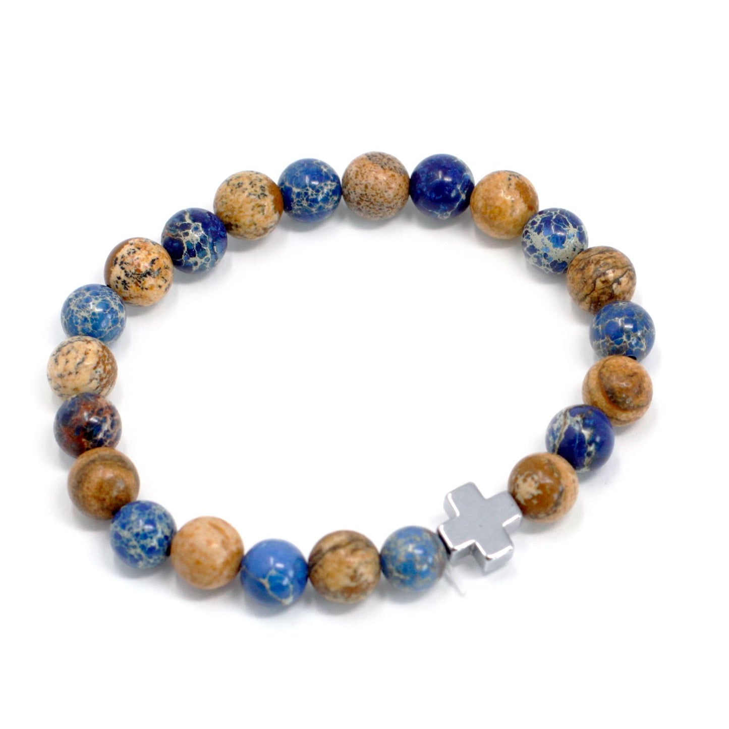 2 Pulseras con Piedras Preciosas - Arco Iris
