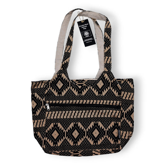 Bolsas Jacquard Naturales – Telar del Desierto – Bolsa Musa Viajera