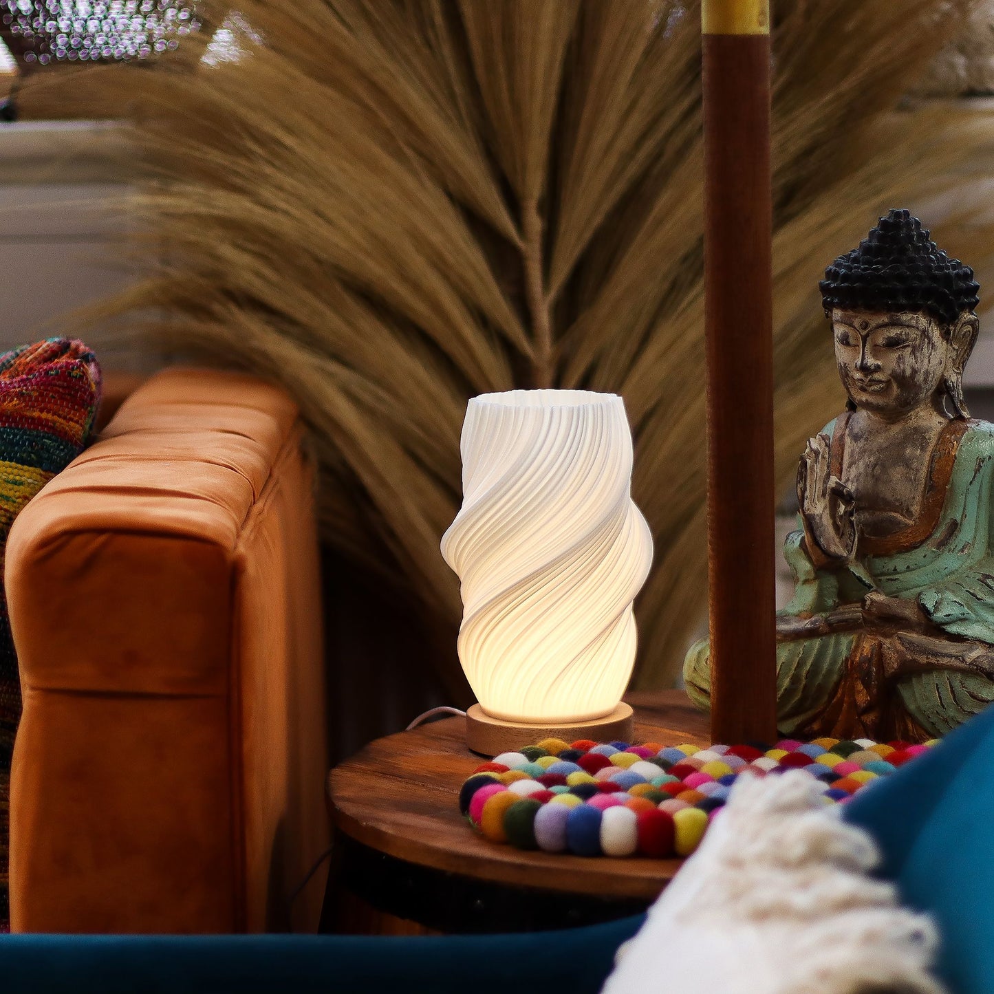 Nueva Lámpara Onda - USB - 3 ajustes - Nube Trenzada