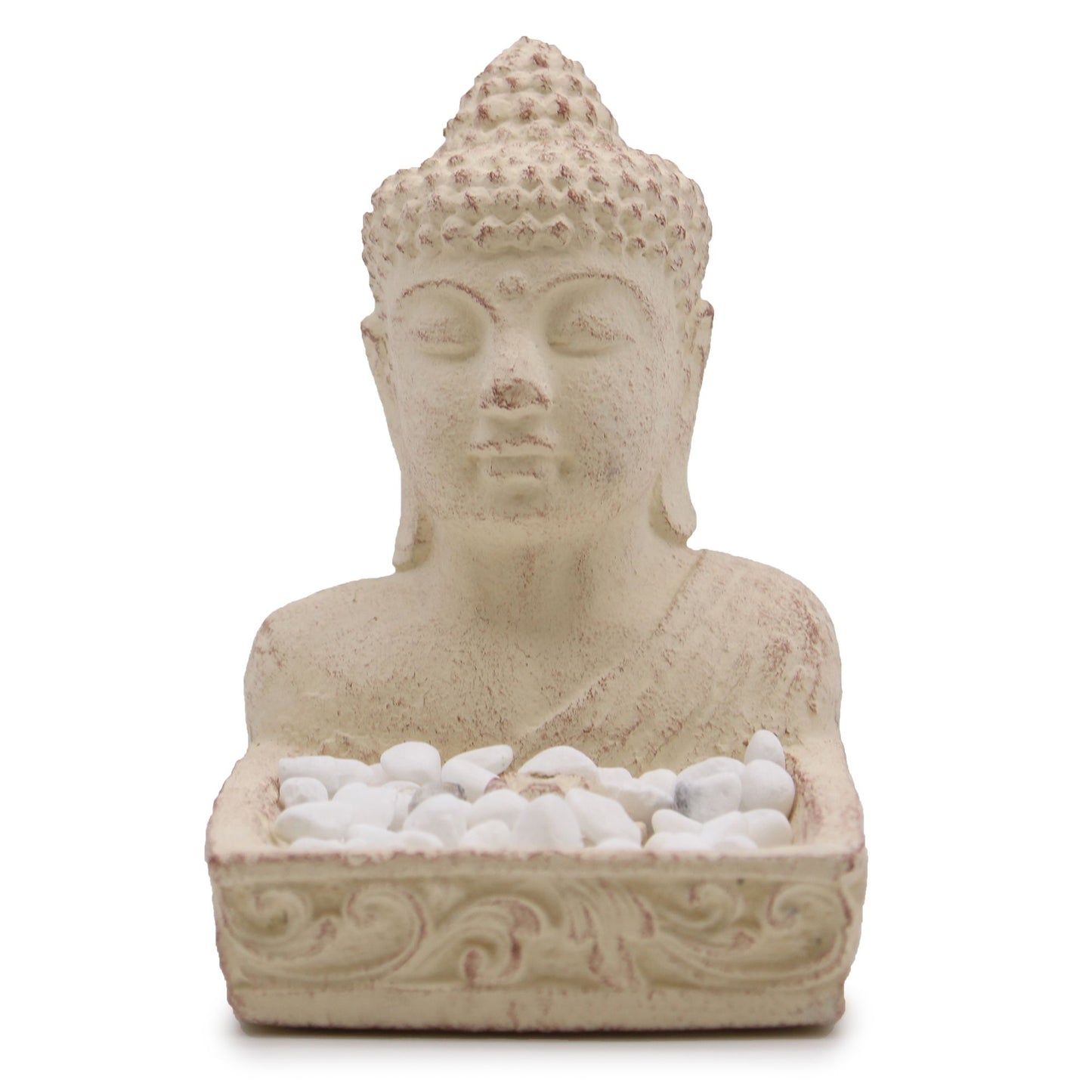 Porta Incienso Buda Feng Shui (crema)
