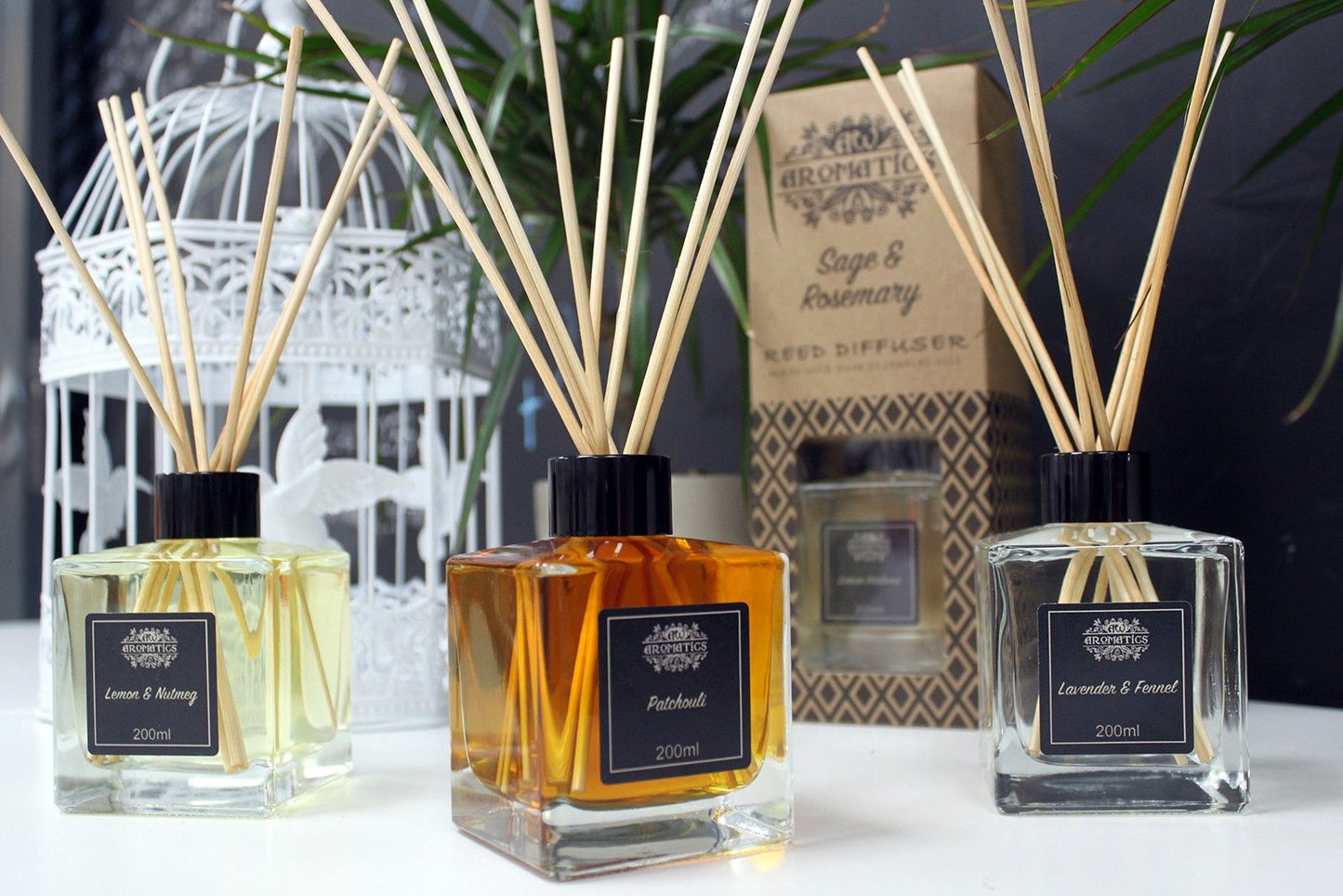 Difusor de Varillas con Aceites Esenciales - Ylang Ylang & Mandarina
