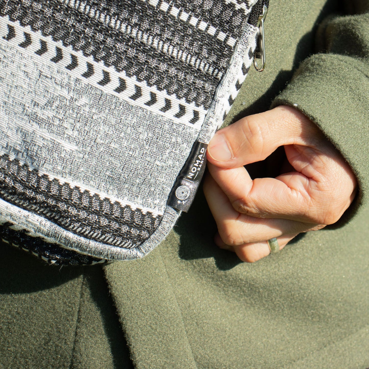Bolsas de Jacquard Natural - Caravana Urbana - Bolso Cruzado