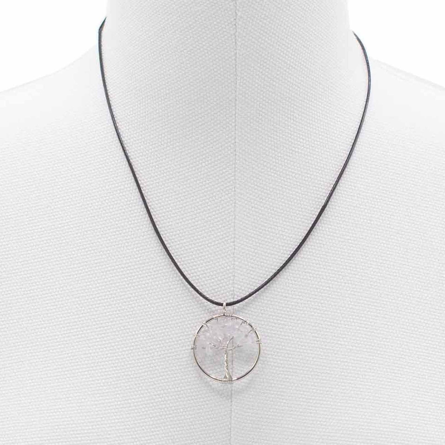 Colgante Árbol de la Vida - Cristal de Roca