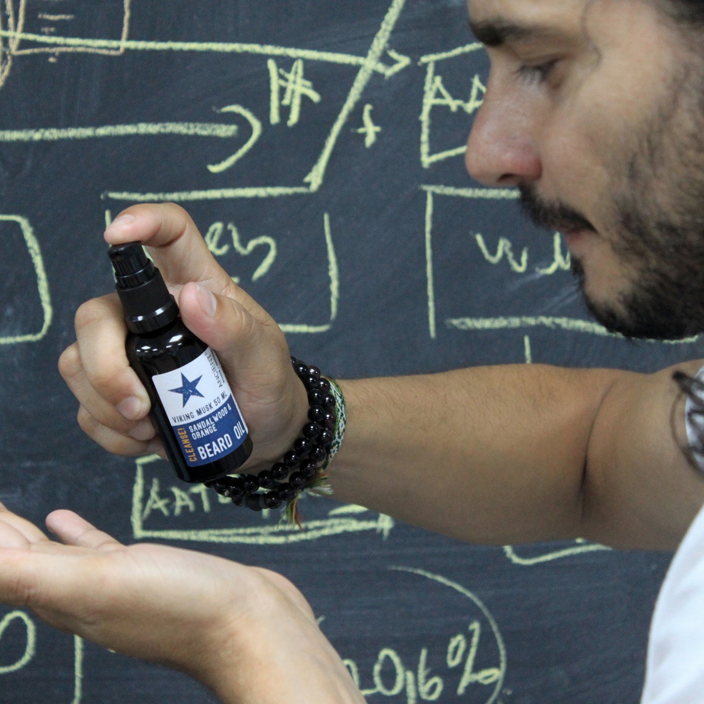 Aceite para la barba - Almizcle Vikingo - Limpia! 50 ml.