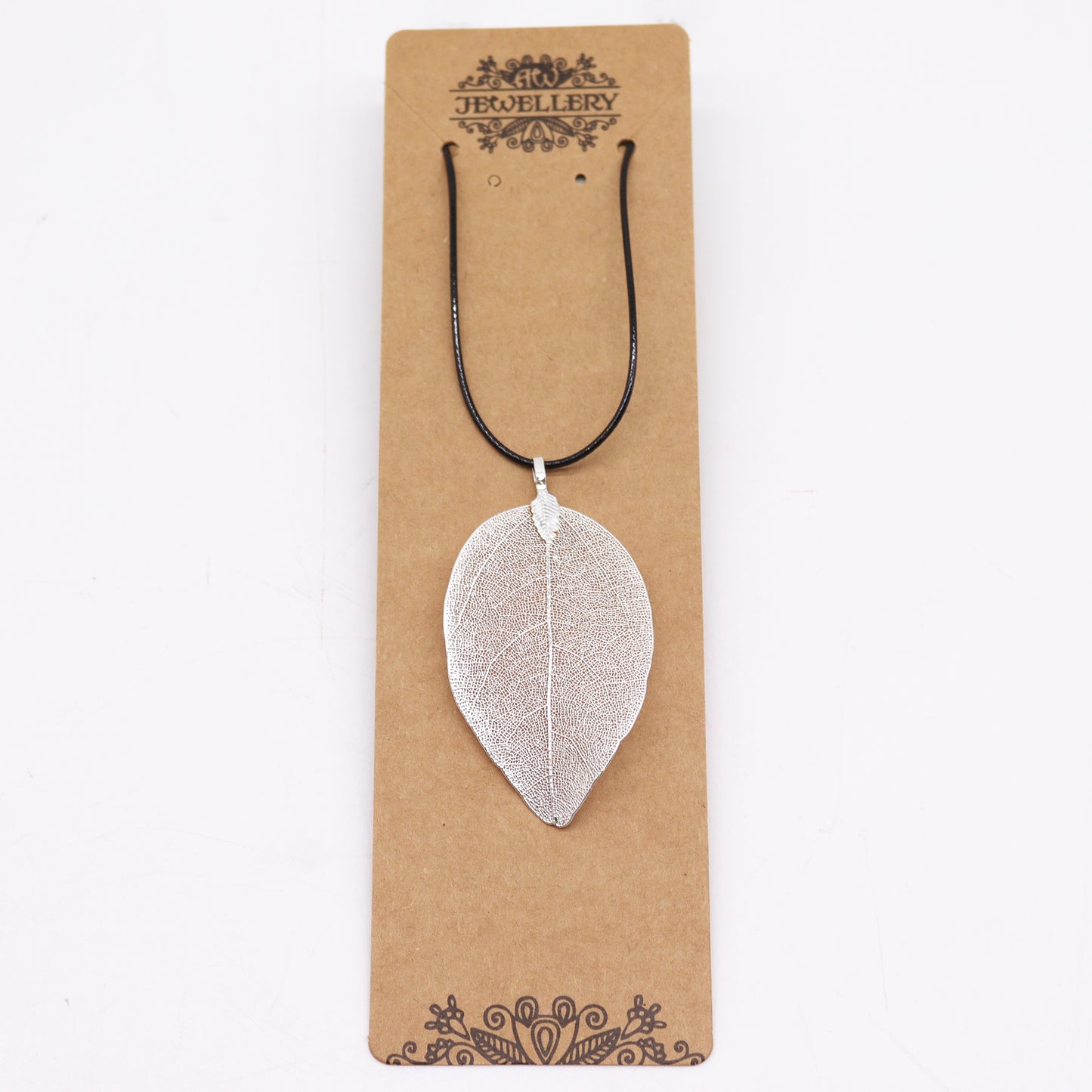 Collar - Hoja de valor - Plata