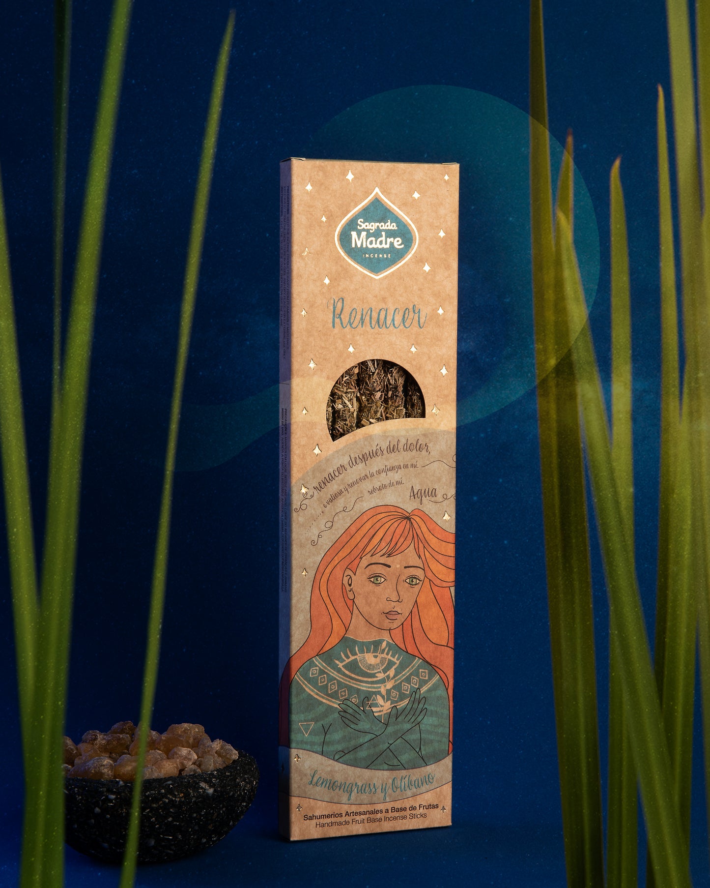 Incienso Sagrada Madre - 5 Elementos Agua - Renacer