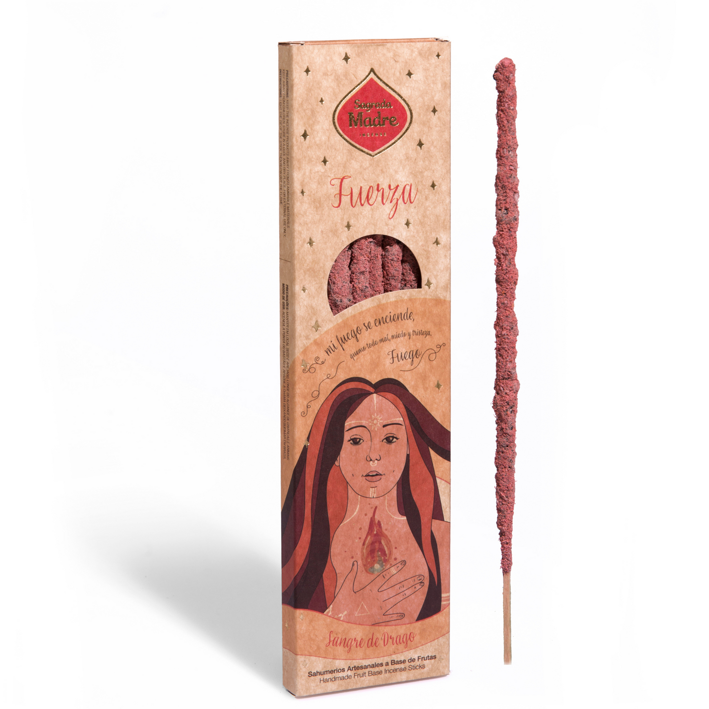 Incienso Sagrada Madre - 5 Elementos Fuego - Fuerza