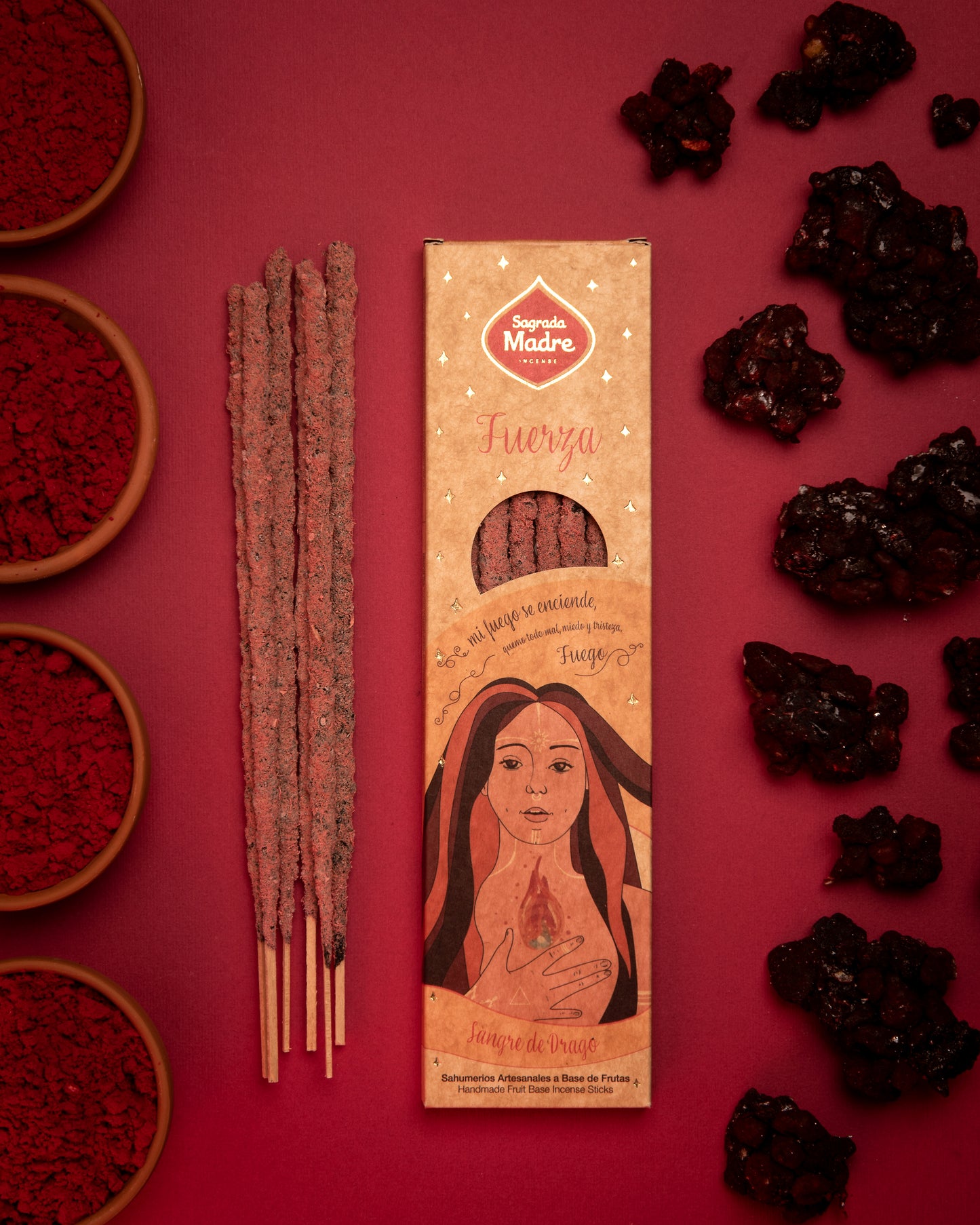 Incienso Sagrada Madre - 5 Elementos Fuego - Fuerza