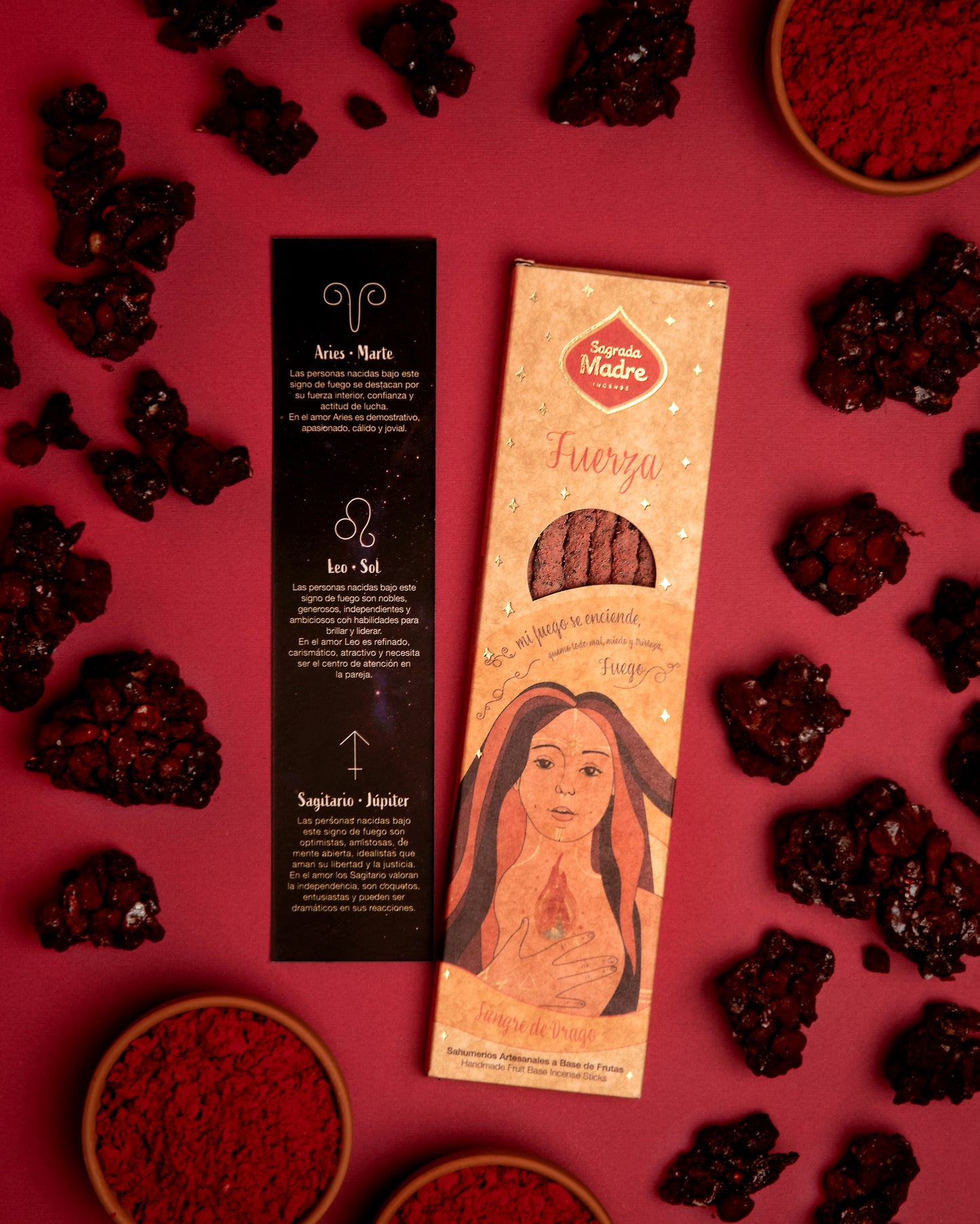 Incienso Sagrada Madre - 5 Elementos Fuego - Fuerza